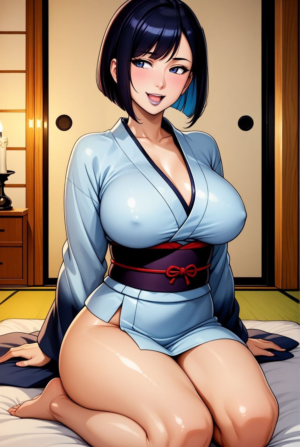 サンプル画像2:畳に沈む香と蜜  未亡人熟女の夜伽(快楽熟女人妻クラブ) [d_625819]