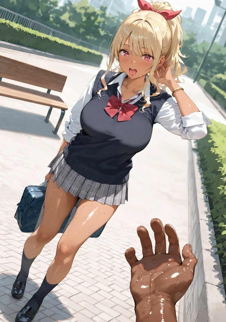 サンプル画像1:有り余る性欲を持て余した黒ギャルと授業をサポって精子が枯れる程貪りあった。2(ちぐはぐくりえいと) [d_625865]