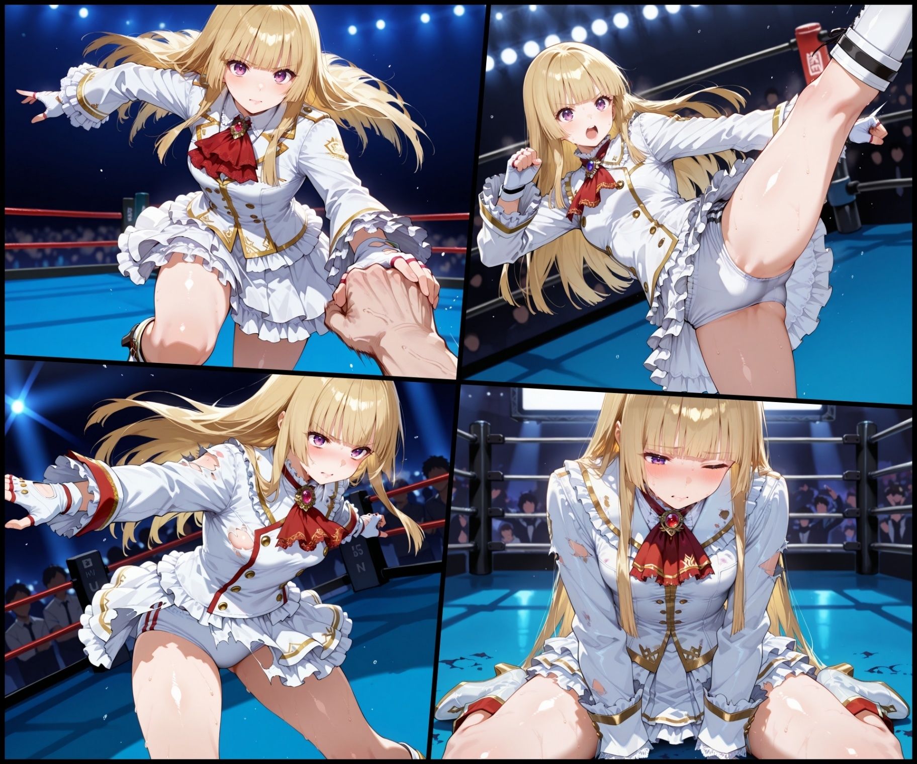 サンプル画像3:地下格闘技大会 エ〇リ・ド・ロシュフォール編(ぺんてるぼーにあ) [d_625925]