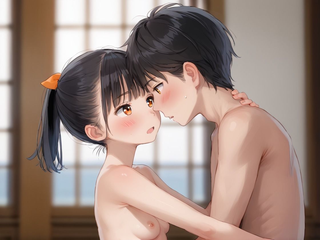 サンプル画像3:見て  挿れて  つるぺた少女の日常  〜初めての中出しお泊り会2〜(ENA出版) [d_626078]