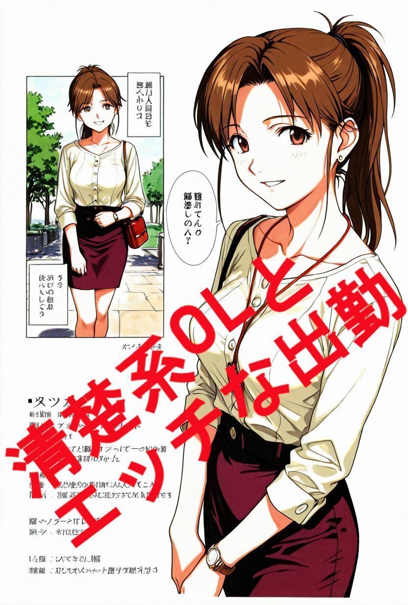 サンプル画像1:清楚系OLとエッチな出勤。電車編。(kurara natu) [d_626090]