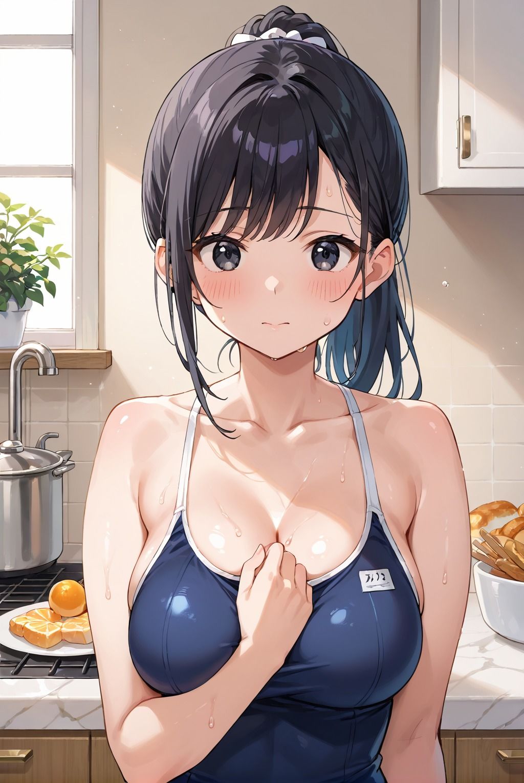 【エロ漫画】妹のスク水姿 毎日見放題1