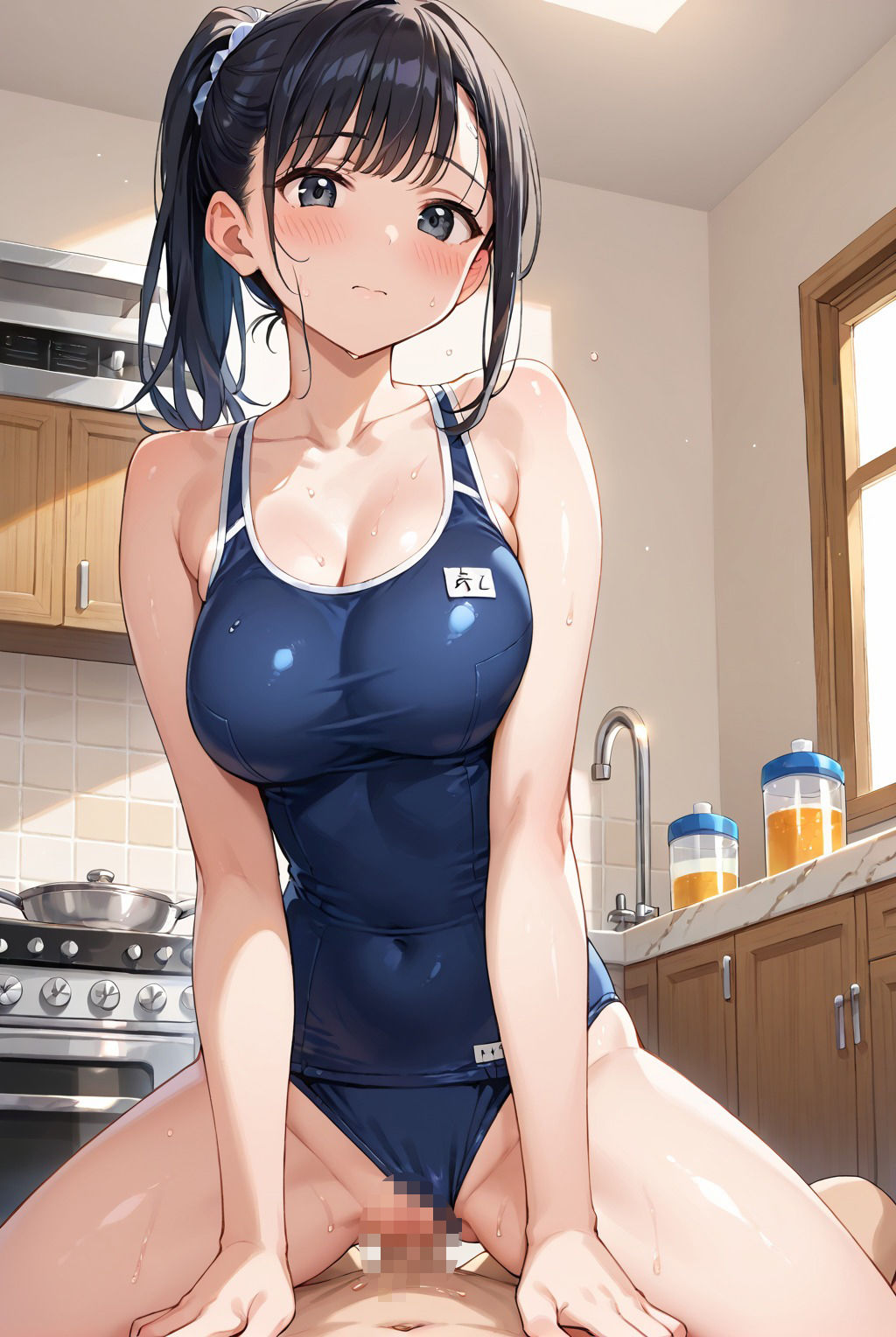 【エロ漫画】妹のスク水姿 毎日見放題5