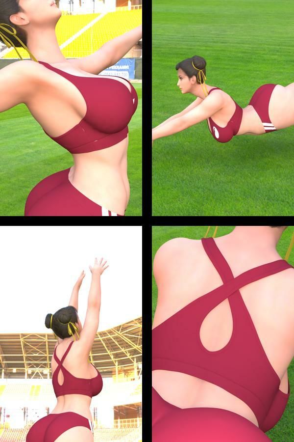 サンプル画像2:元祖中華女性格闘家 チュンリー（春麗）の写真集 麗しき春_08(Ozone_Layer) [d_626171]