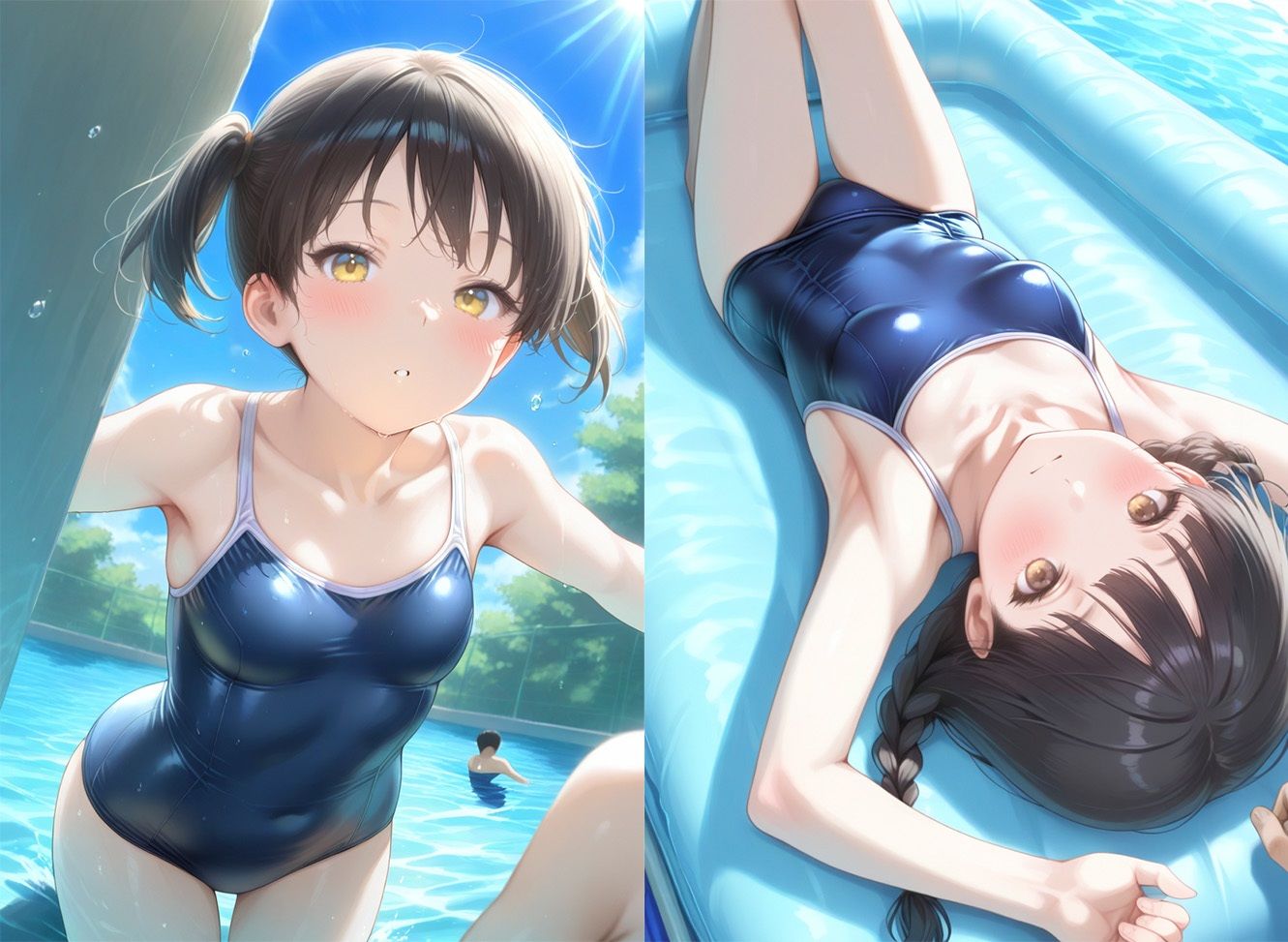 サンプル画像5:スク水  ちっぱい少女キモおじとエッチな時間  438枚(ばななちっぷす) [d_626173]