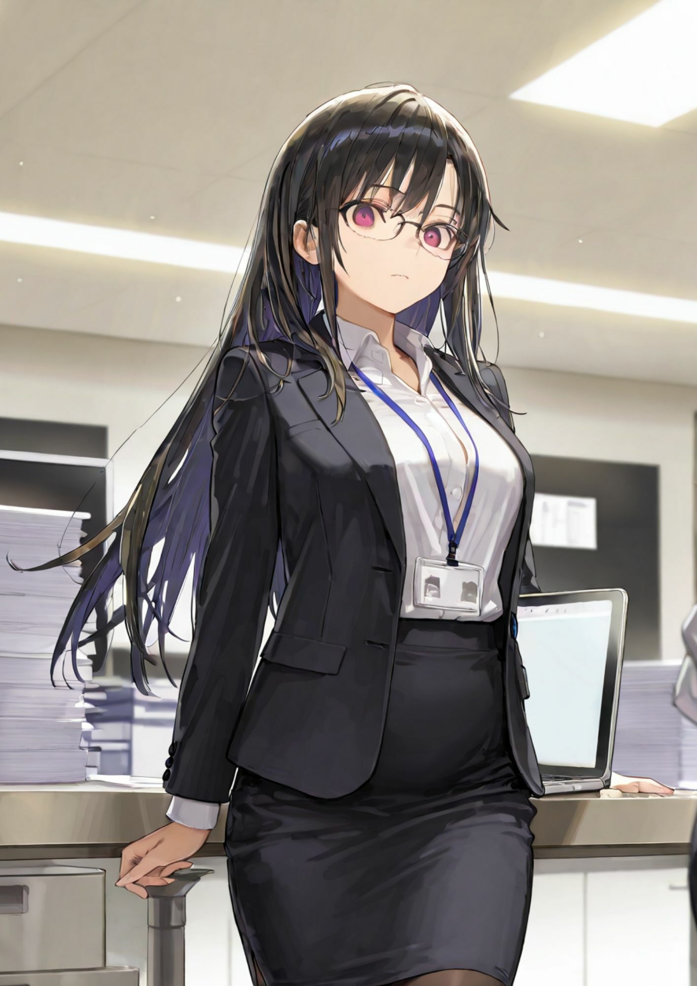 サンプル画像2:オフィスの戯れ2(Liberte Yuzuki) [d_626182]