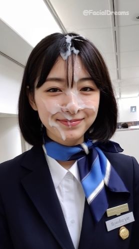 サンプル画像1:顔射後の余韻 – CA編 Vol.3(FacialDreams) [d_626184]