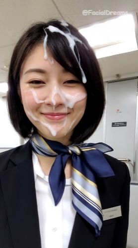 サンプル画像2:顔射後の余韻 – CA編 Vol.3(FacialDreams) [d_626184]