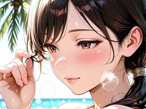 サンプル画像2:愛液に溺れた背徳の人妻 〜プライベートビーチで響き渡る愛人のイキ喘ぐ声〜(ぱいんだー出版) [d_626312]