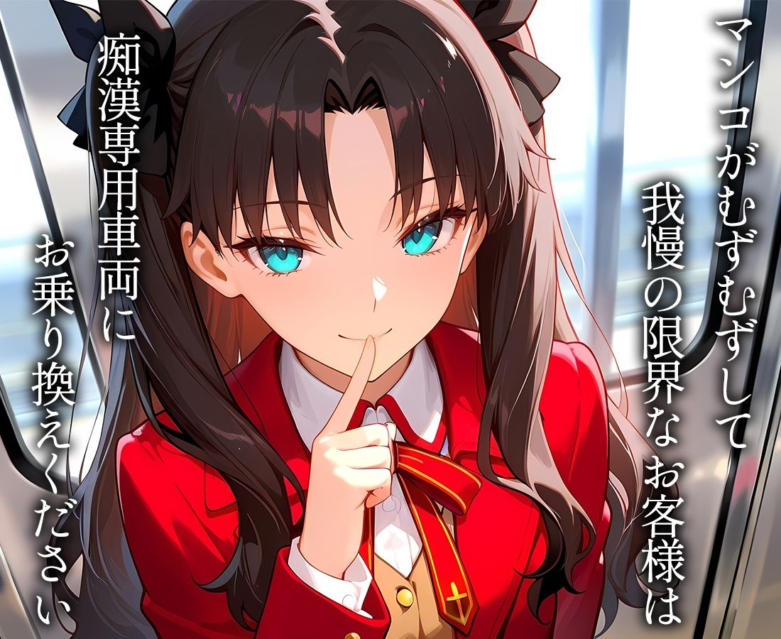 サンプル画像1:痴●専用車両  遠〇凛(おまんこ電鉄) [d_626315]