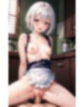 グラビア＆裏画像 JKアイドル 白川まや 緑制服バージョン