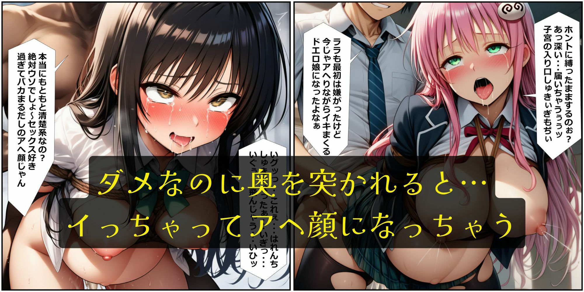 ToL0VEる’s妊婦ヒロイン・孕ませ縛り調教［セリフ付き＋エロいらすと集］ 画像3