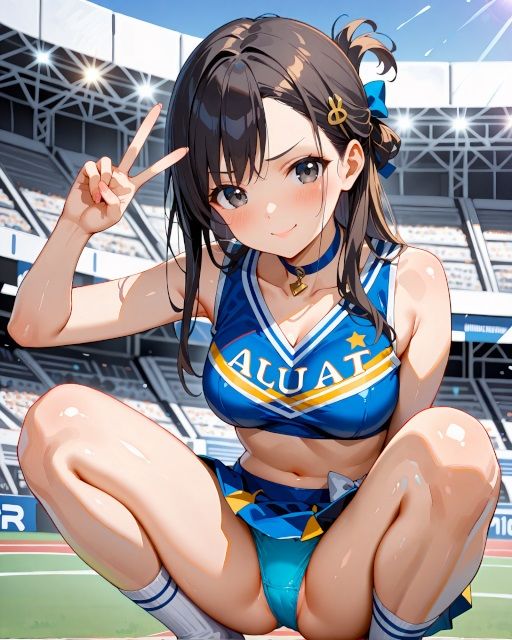 サンプル画像4:Secret Cheer 〜とっておきの応援姿〜(カレン/Karen) [d_626625]