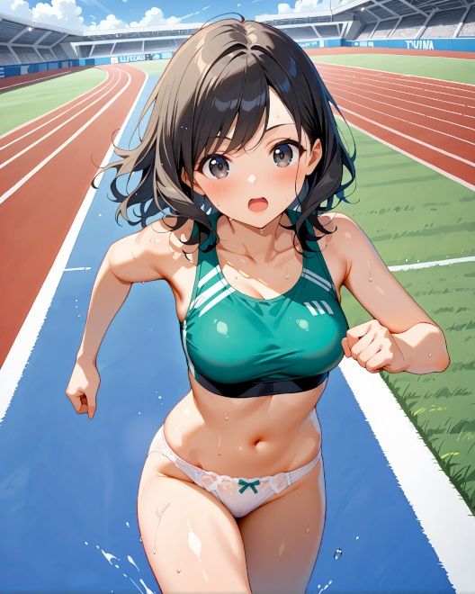 サンプル画像6:ユニフォームの下の秘密 -陸上少女編-(カレン/Karen) [d_626644]