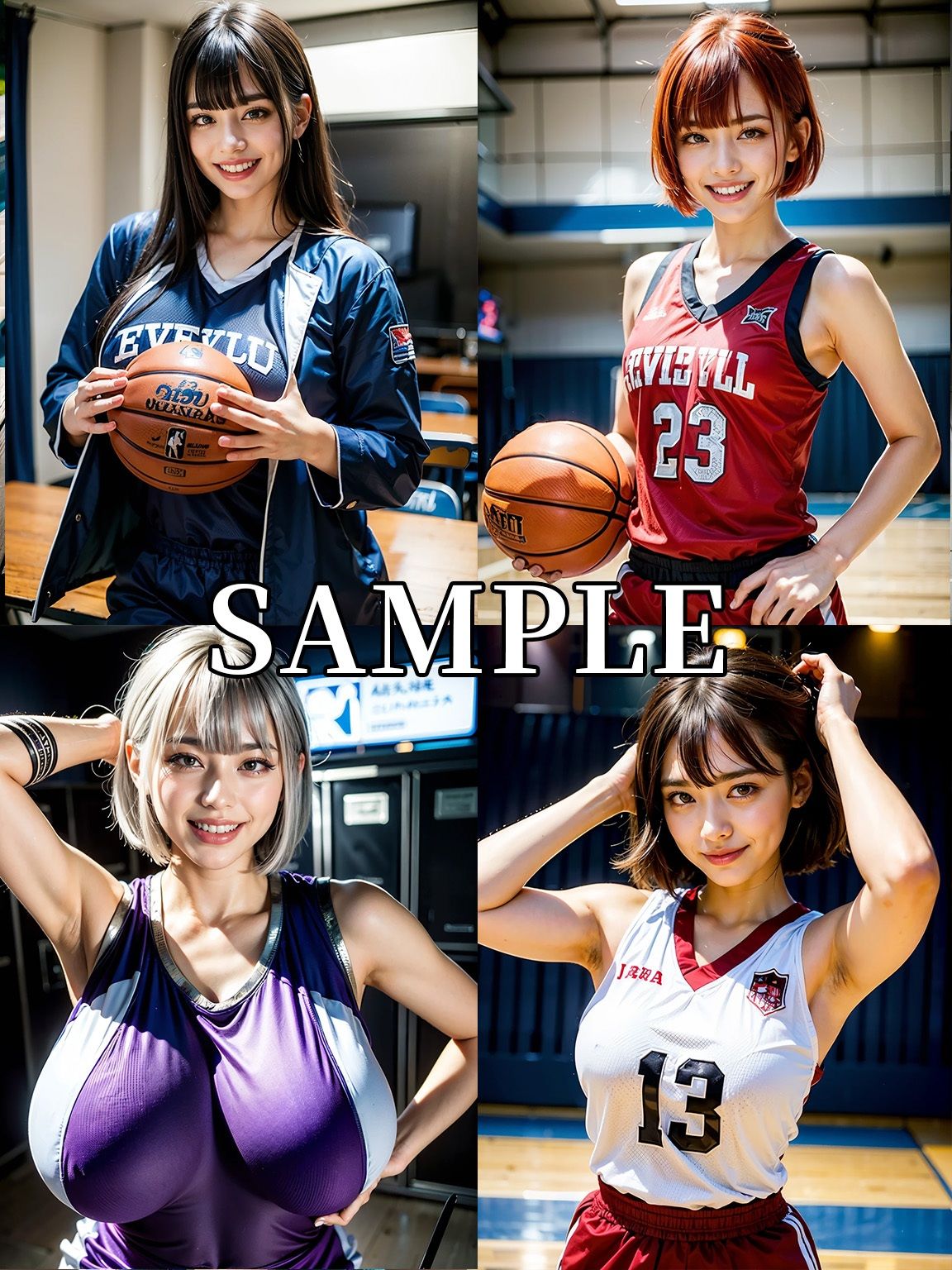 サンプル画像4:校長先生には逆らえないバスケ部女子(AI beauty Lab.) [d_626754]