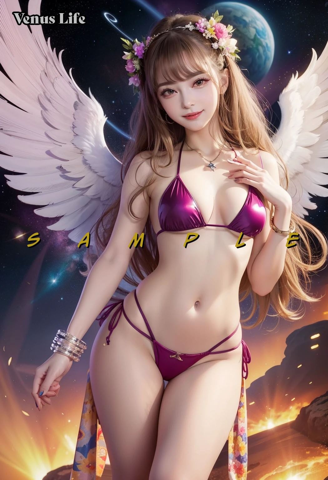 サンプル画像5:天使の光沢ビキニコレクション(Venus Life) [d_626770]