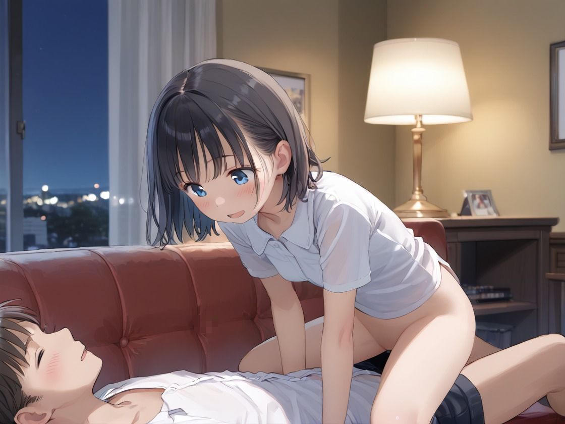 サンプル画像1:触って  感じて  つるぺた少女の日常  〜ホテルで朝から晩までえっち三昧〜(ENA出版) [d_626805]