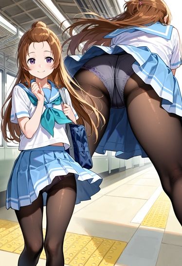 サンプル画像2:今日のパンティーチェック！その80＆その81(SUPER-PIPELINE) [d_626832]