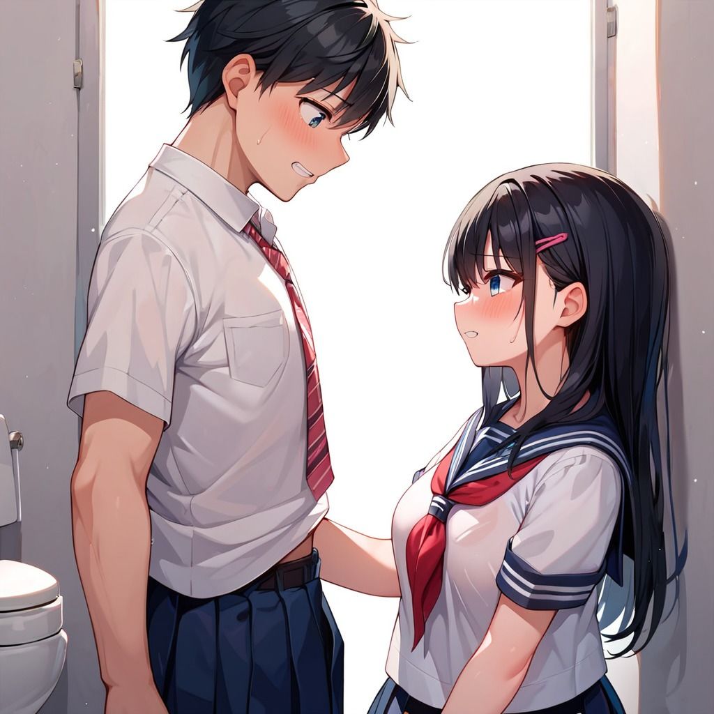 どこでもヤリたがる  変態JK 画像1