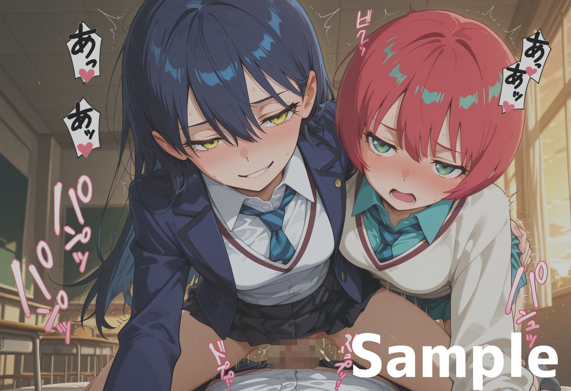 サンプル画像6:マ◯ュとニャ◯ンのちょっと長い日〜百合の棒として好きに使われる〜(わたあめ重工) [d_626943]