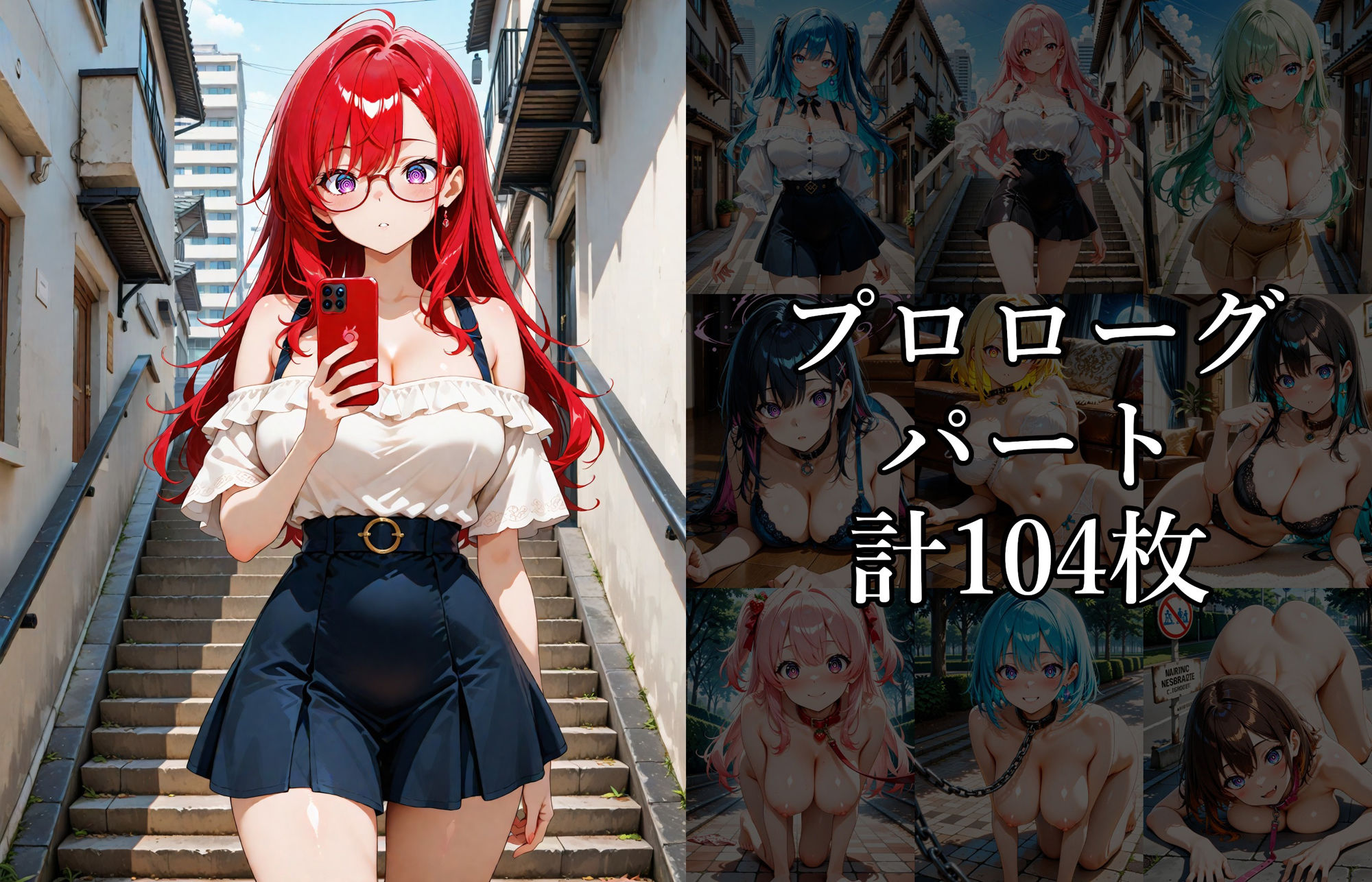 隣のお姉さんを催●性交 〜昼下がりの首輪散歩で発情セックス〜 画像2