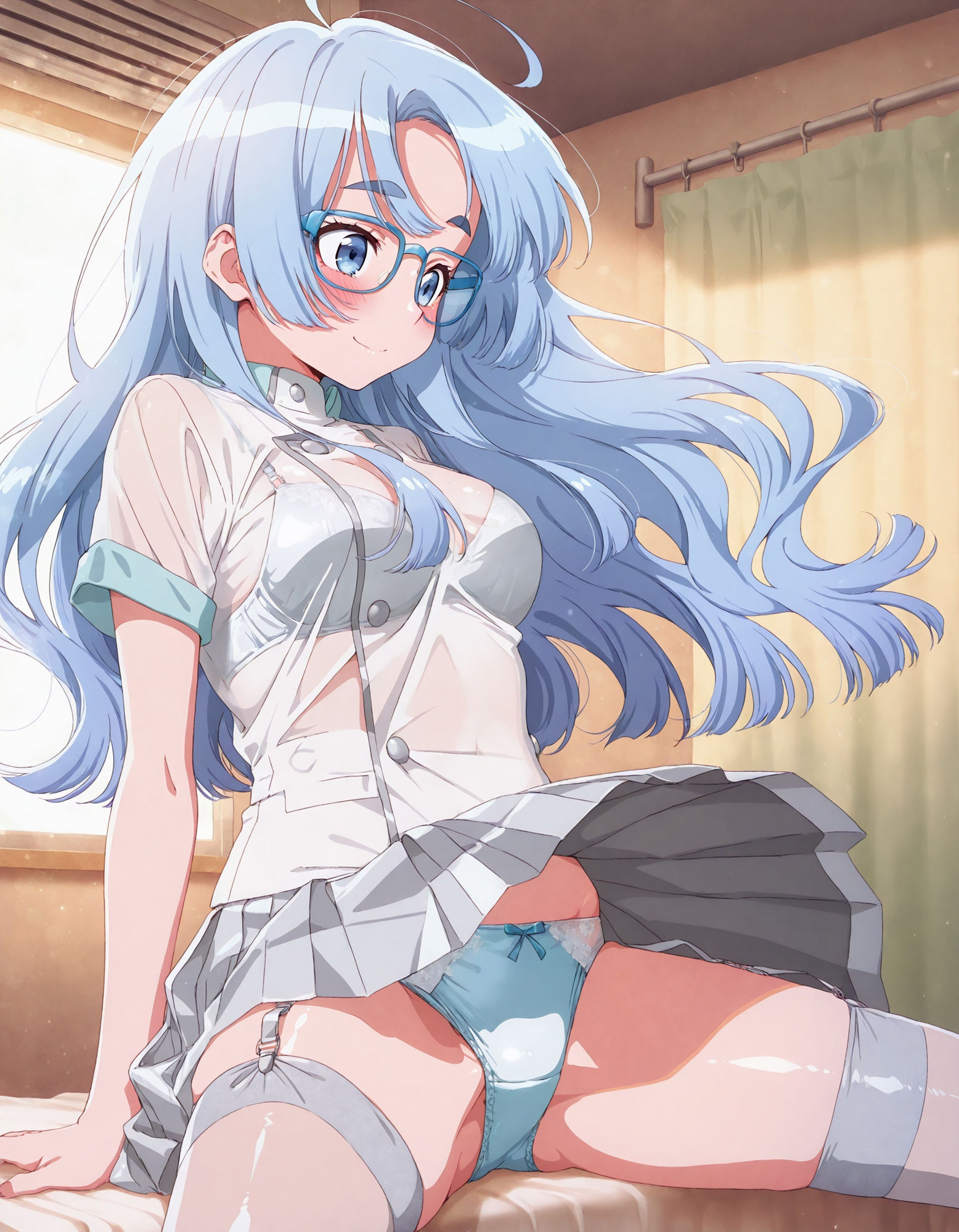 サンプル画像3:紫〇寺清葉のパンチラ〜ナース服編〜(D.P.H.) [d_627086]