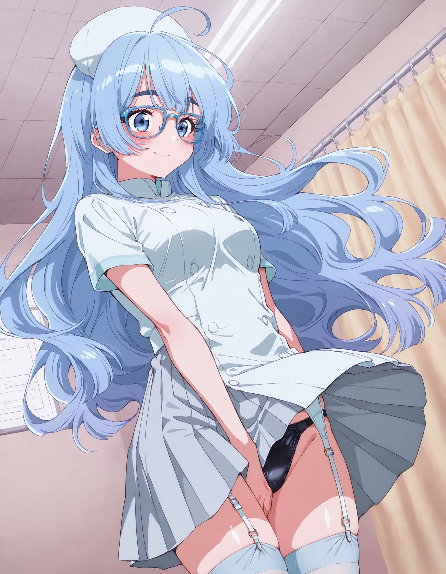 サンプル画像4:紫〇寺清葉のパンチラ〜ナース服編〜(D.P.H.) [d_627086]