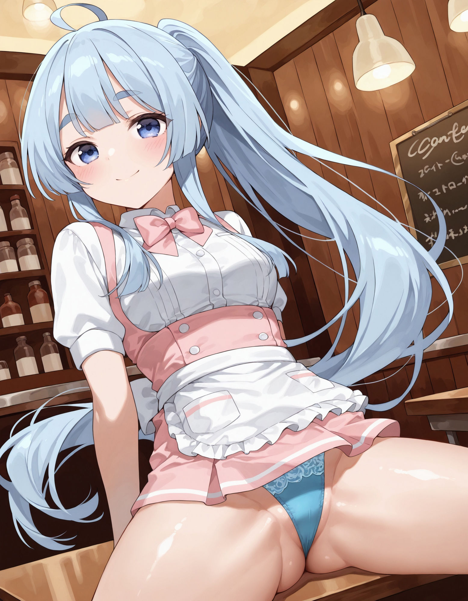 サンプル画像2:紫〇寺清葉のパンチラ〜ウェイトレス編〜(D.P.H.) [d_627097]