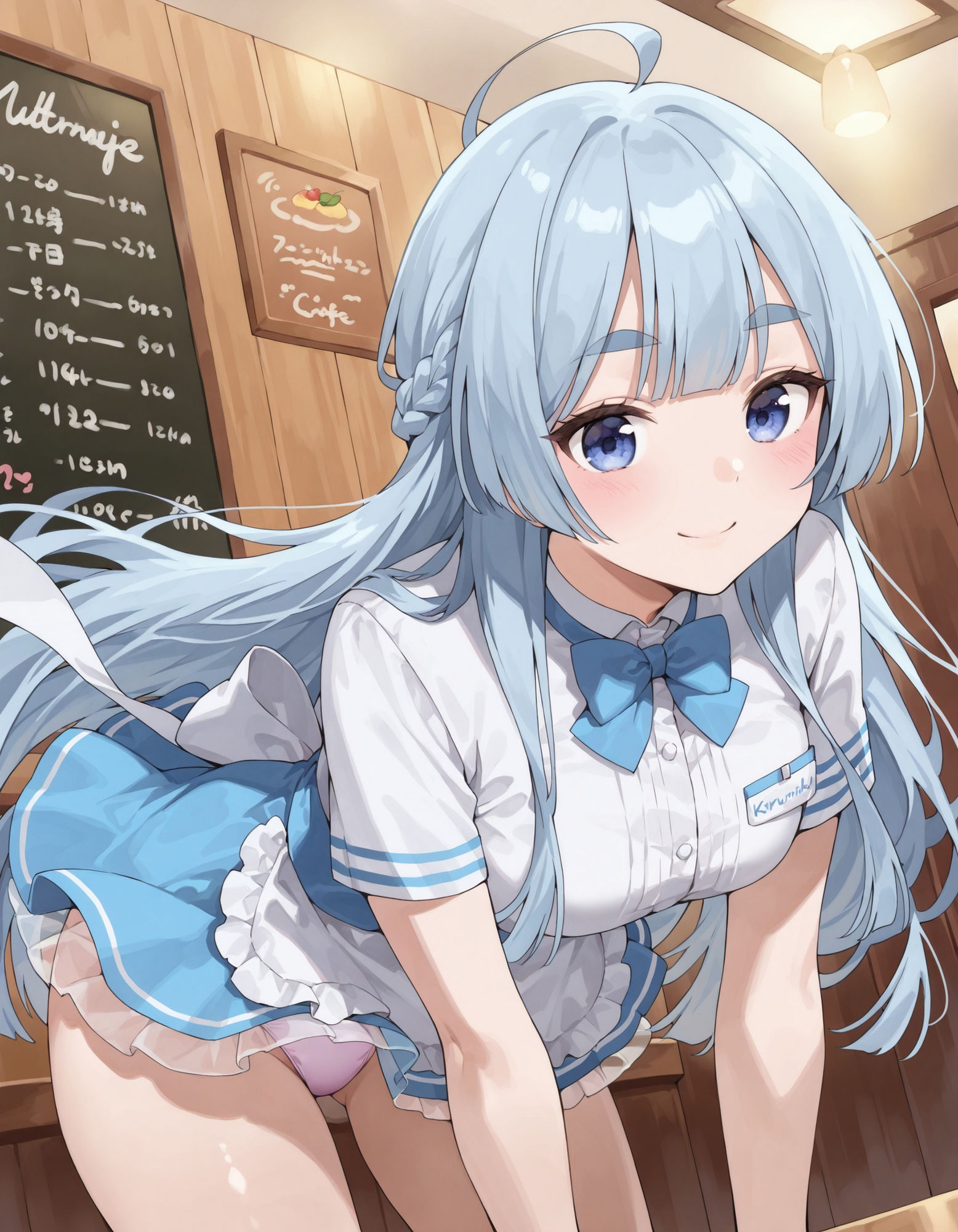 紫〇寺清葉のパンチラ〜ウェイトレス編〜 画像5