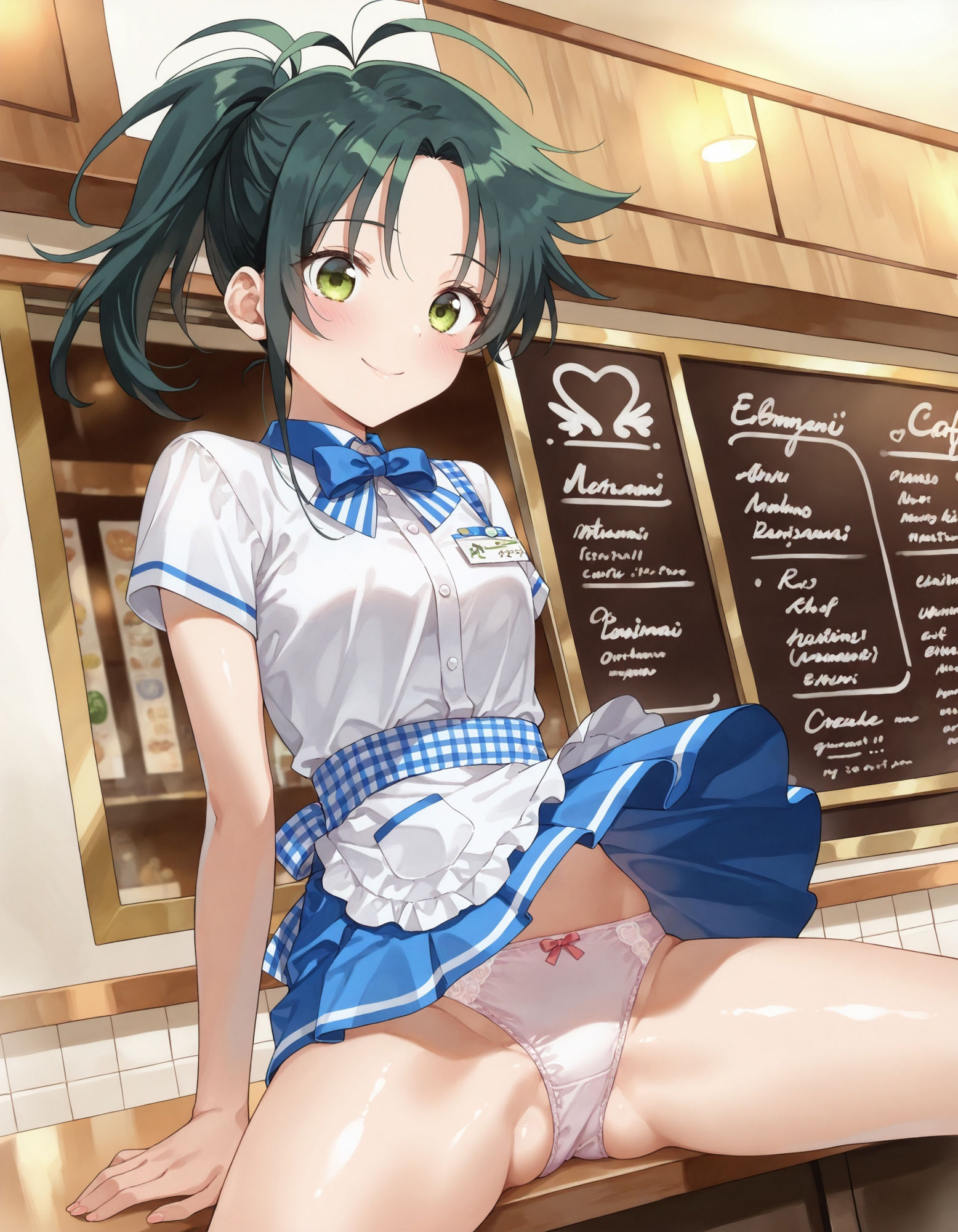 サンプル画像2:紫〇寺南のパンチラ〜ウェイトレス編〜(D.P.H.) [d_627100]