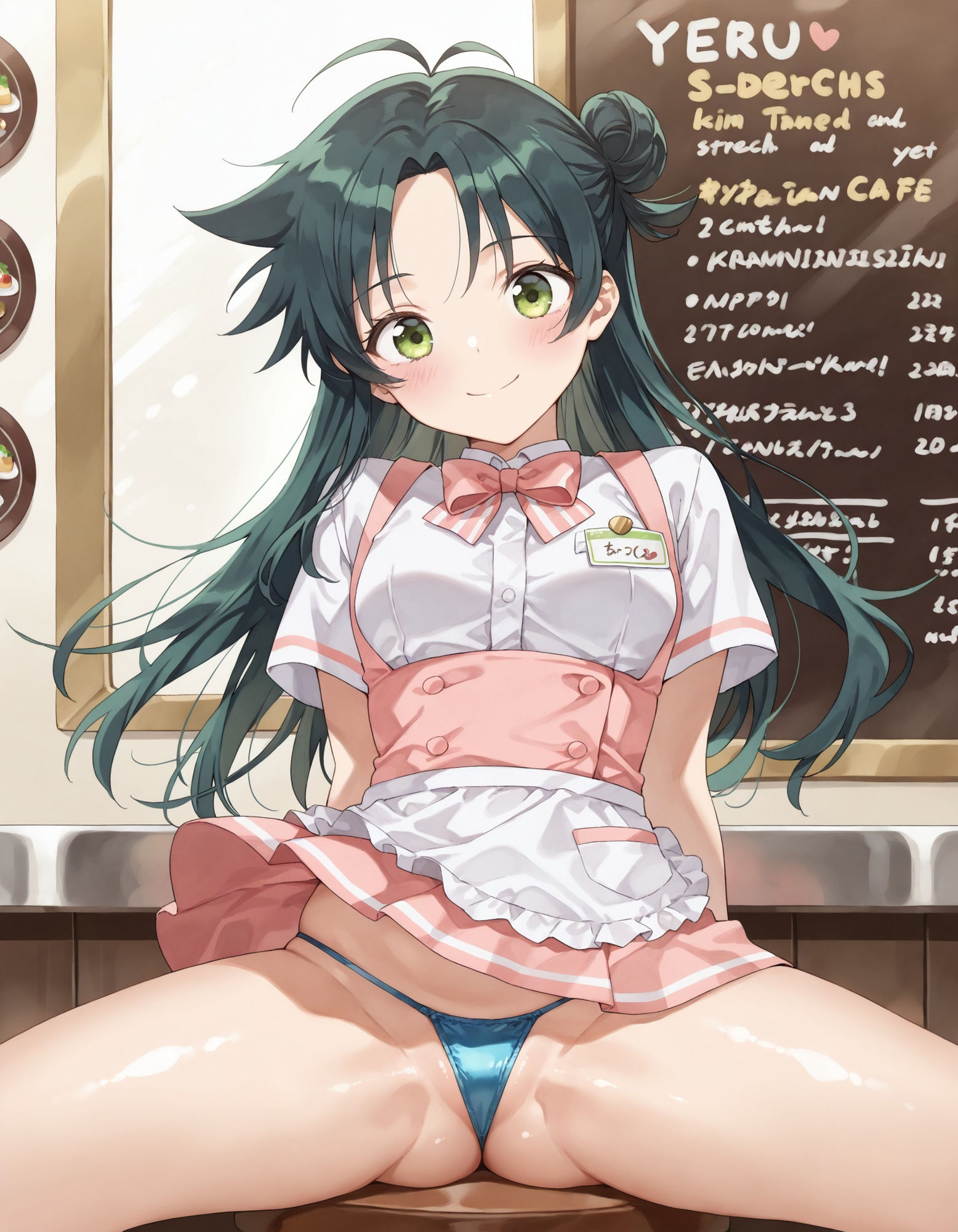 サンプル画像4:紫〇寺南のパンチラ〜ウェイトレス編〜(D.P.H.) [d_627100]