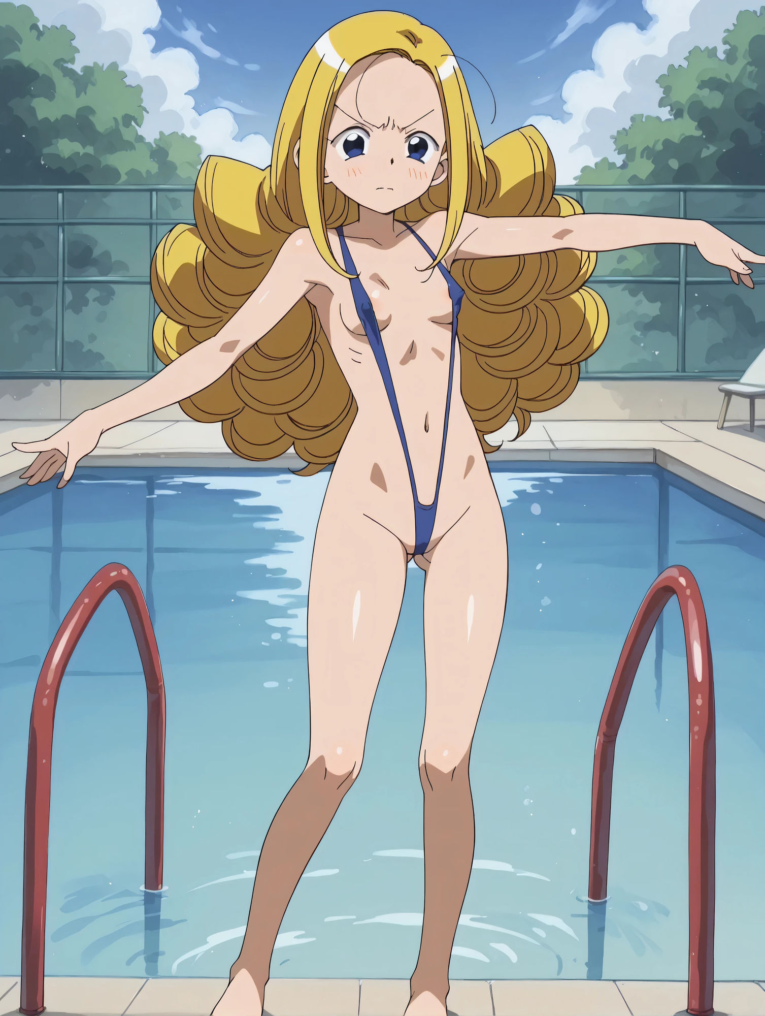 サンプル画像6:たまきちゃんとプールでエッチ(サタンクロス) [d_627220]