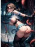 淫魔との戦いに敗れ、犯●れた淫魔ハンター3