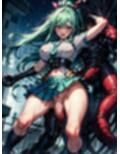 淫魔との戦いに敗れ、犯●れた淫魔ハンター3