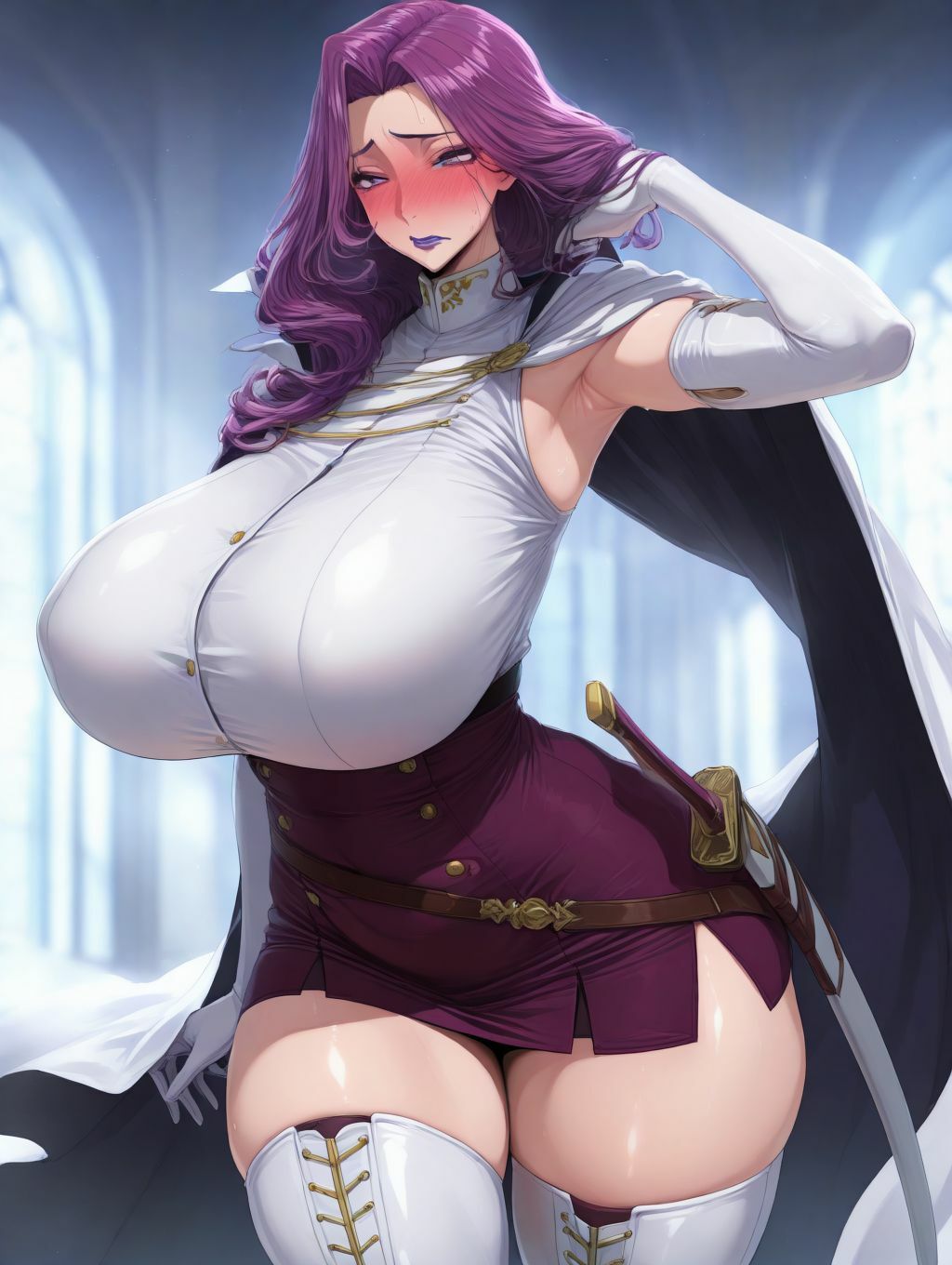 巨乳ムチムチの魔女 画像1