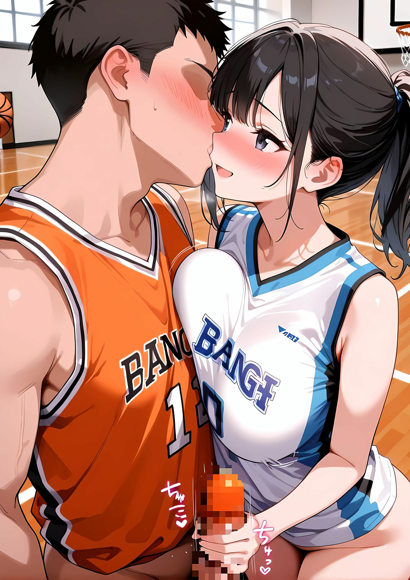 サンプル画像6:試合後の秘密のご褒美(ルセット) [d_627307]