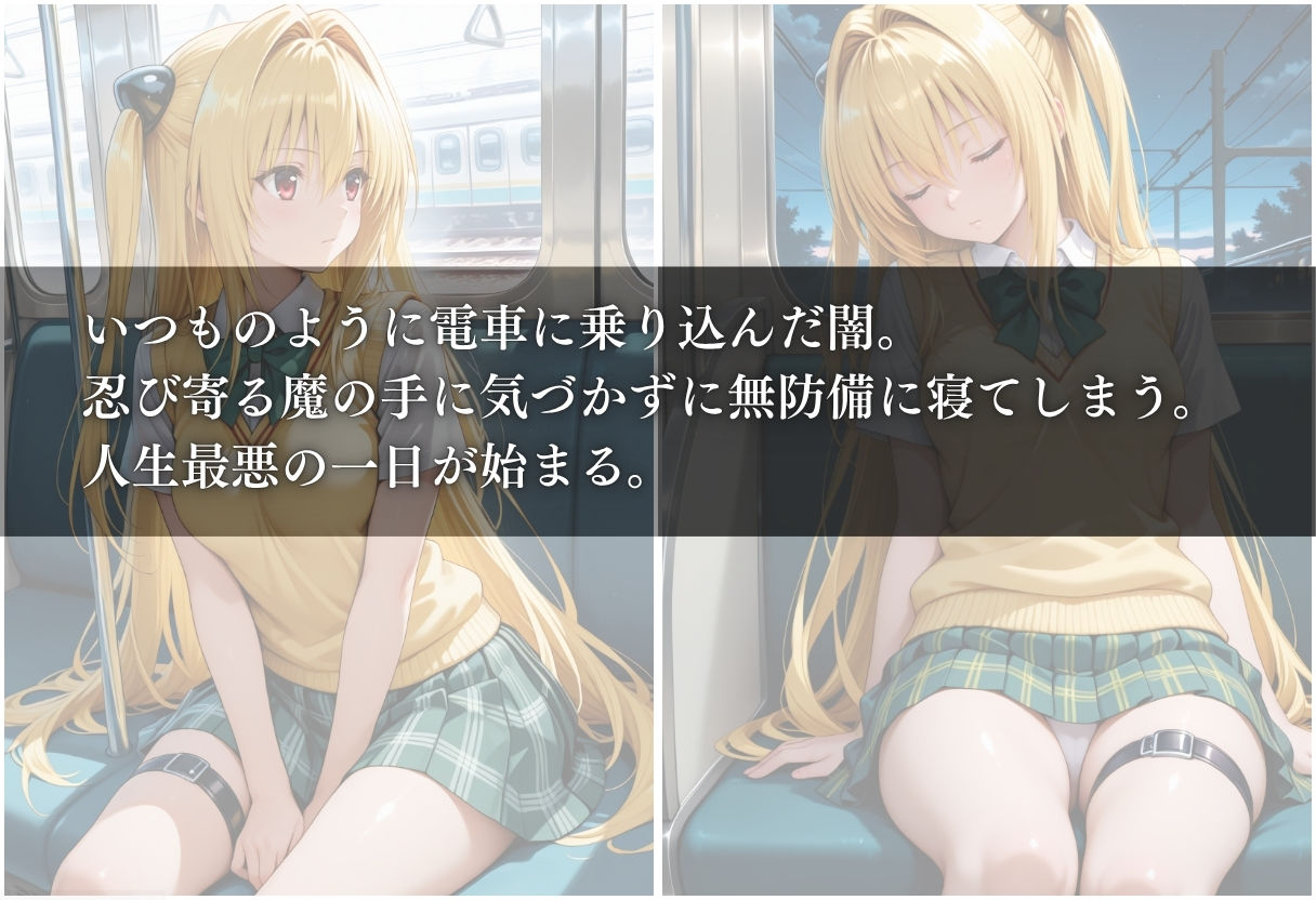 サンプル画像1:電車痴●『痴●to LOVEる』〜金色の闇編〜(Haru) [d_627348]