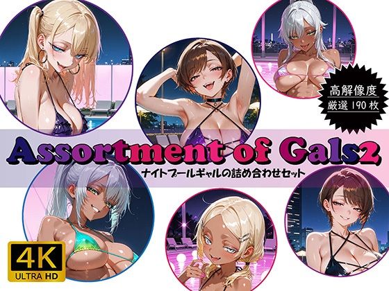 Assortment of Gals2 〜ナイトプールギャルの詰め合わせセット〜の画像