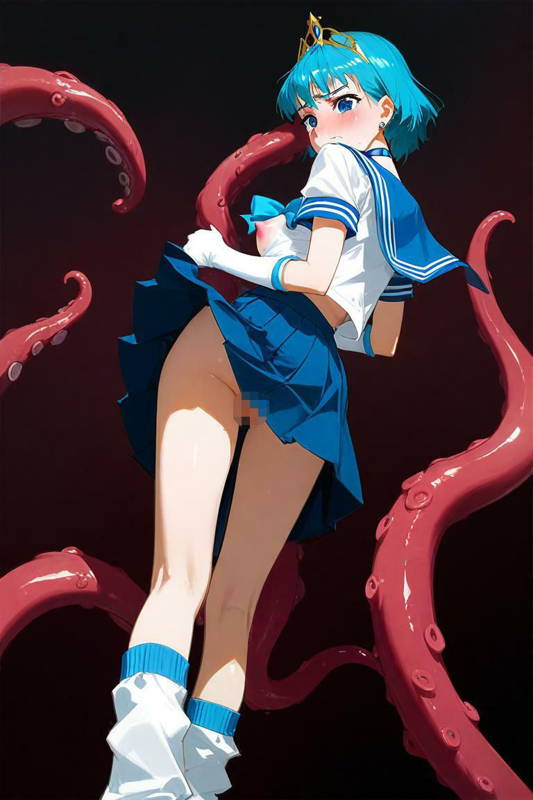 サンプル画像3:生成AI、制服少女と触手2(SABINEKO堂) [d_627510]