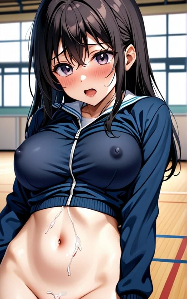 サンプル画像3:体操服のギャルは発情期？「体育館だけどいいよね！」(ムチムチ下着の誘惑) [d_627557]