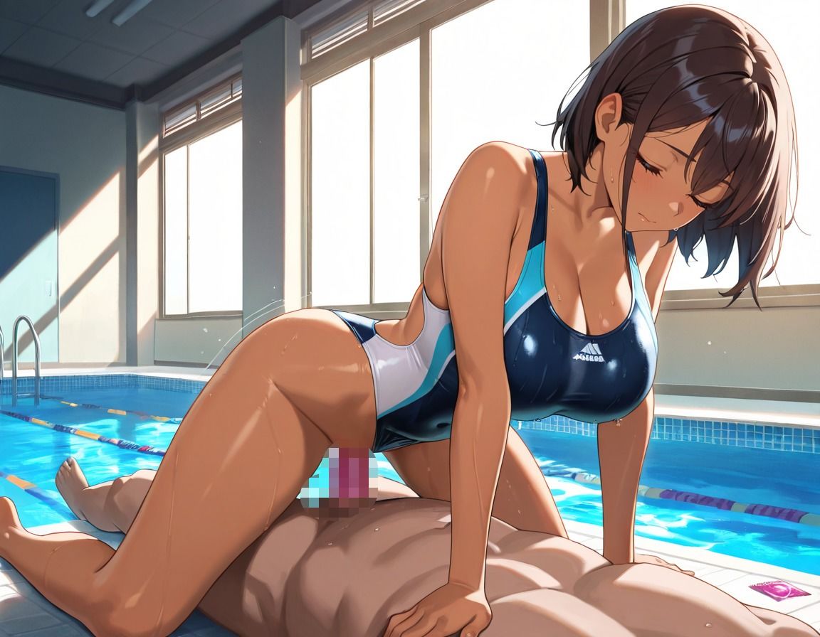 サンプル画像2:肉感スイムクラグ〜褐色女子校生の裏メニュー指導(ぷるぷるプリン) [d_627574]