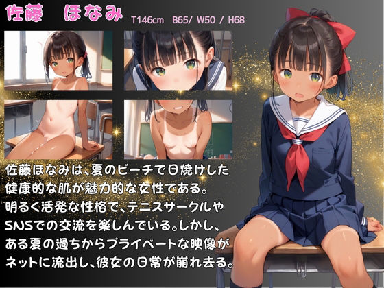 つるぺた少女のハメ撮り流出~日焼け少女編~1