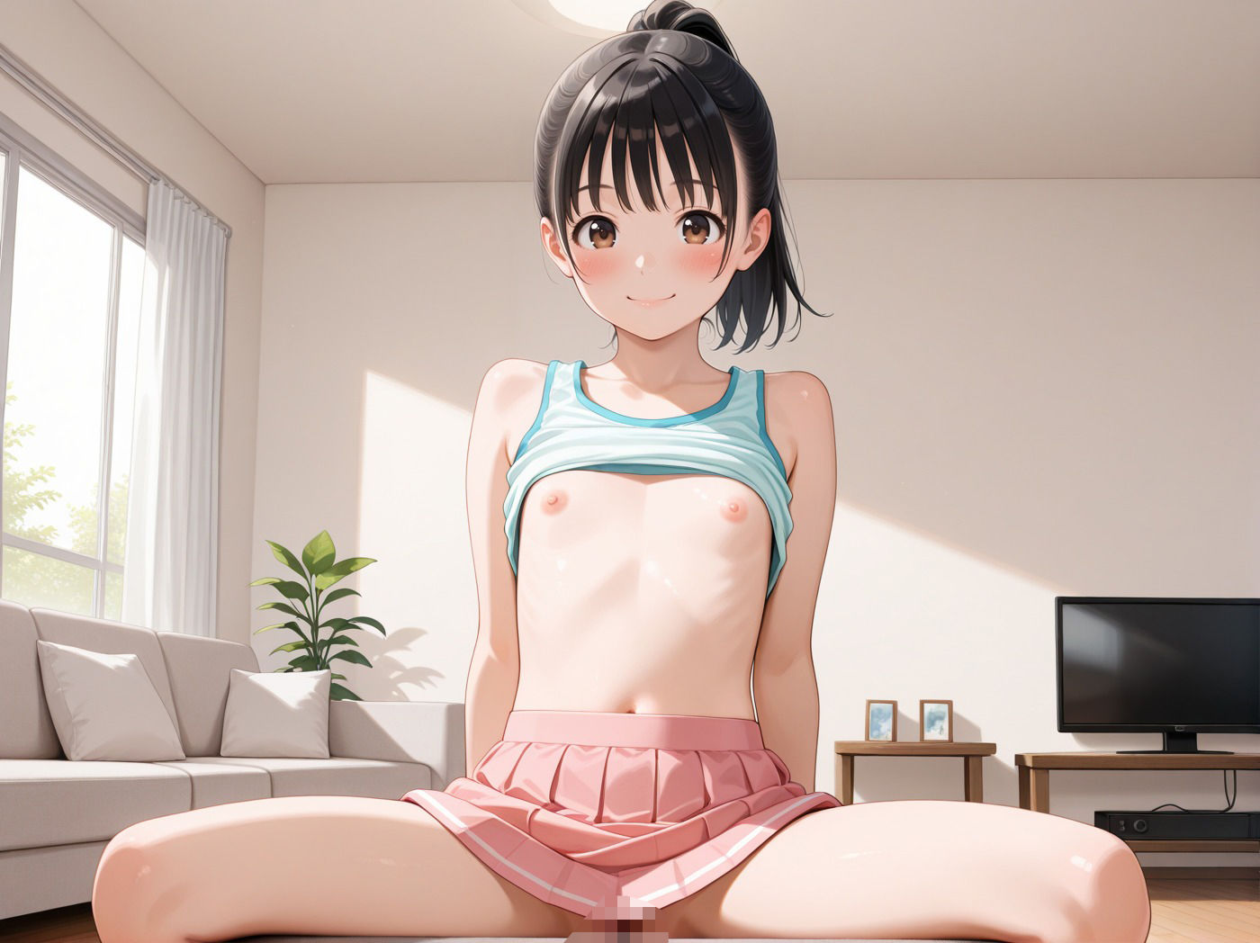迷子のつるぺた少女を性指導