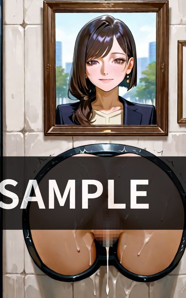 サンプル画像1:街に設置された 公衆肉便器 ムラっときたら すぐにご使用ください。(肉筆まんが堂) [d_627667]