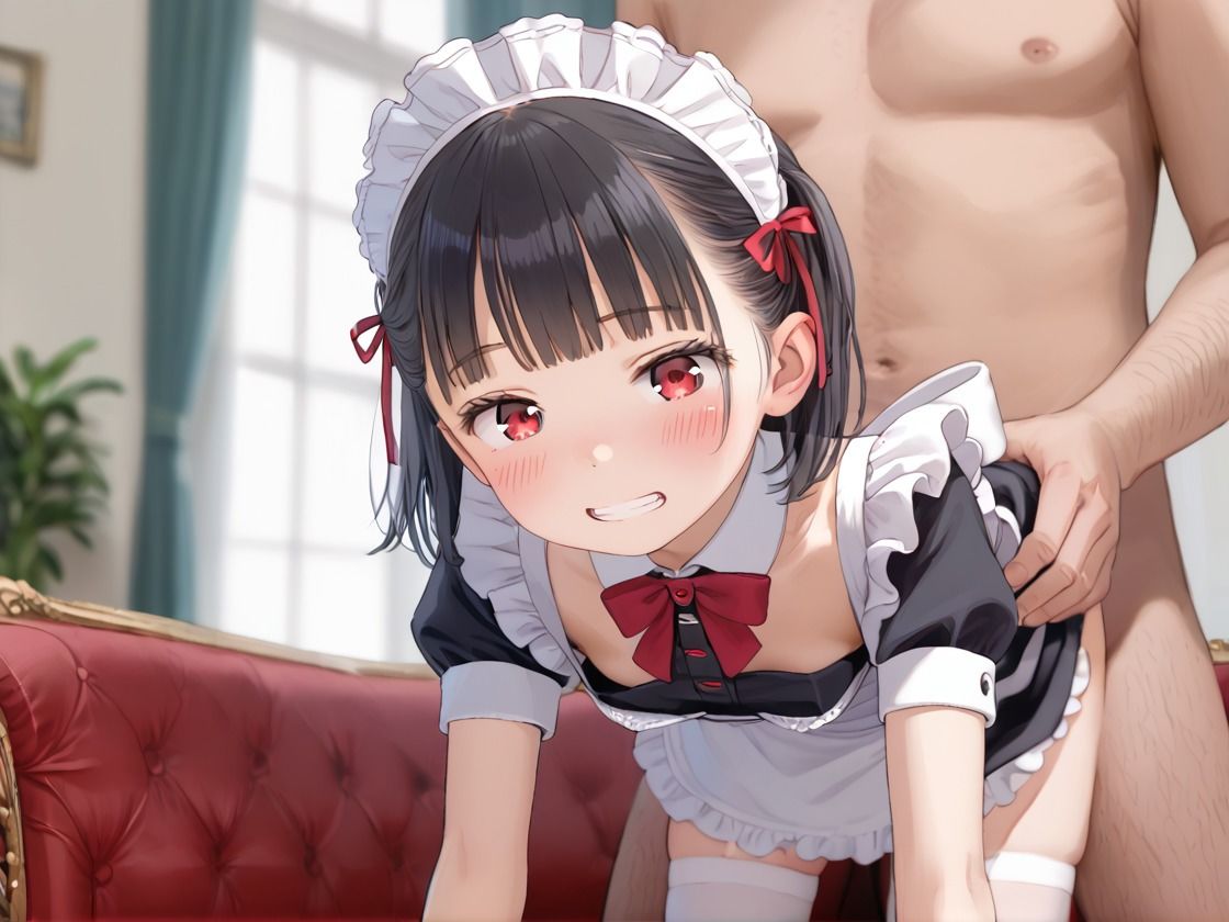 見て  挿れて  つるぺた少女の日常  〜ツンデレメイドちゃんのご奉仕タイム〜 画像1