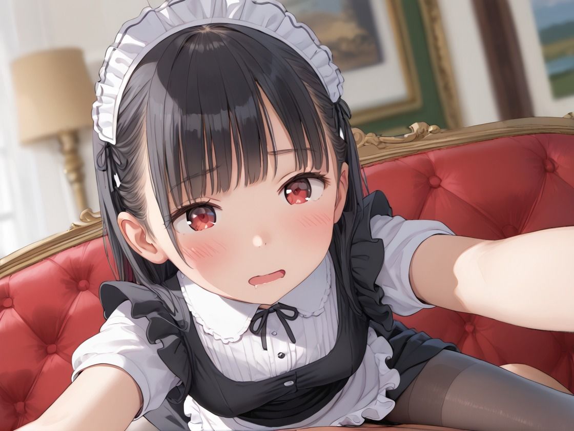 サンプル画像4:見て  挿れて  つるぺた少女の日常  〜ツンデレメイドちゃんのご奉仕タイム〜(ENA出版) [d_627683]