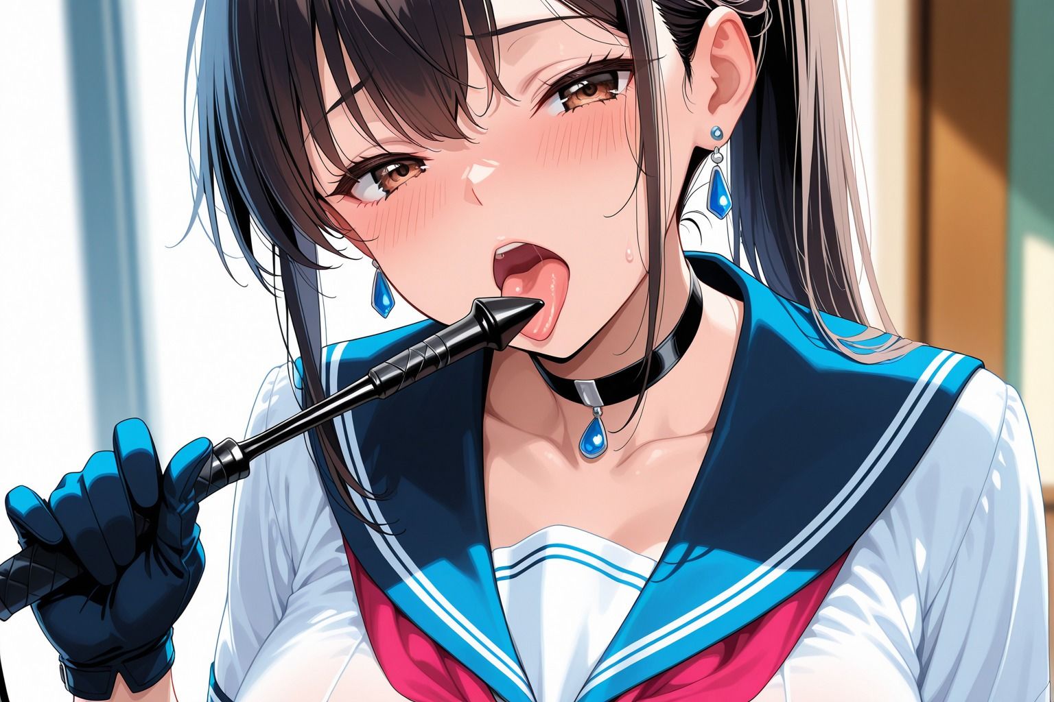 サンプル画像5:性処理学園SM部の濃厚調教(ゼロ) [d_627766]