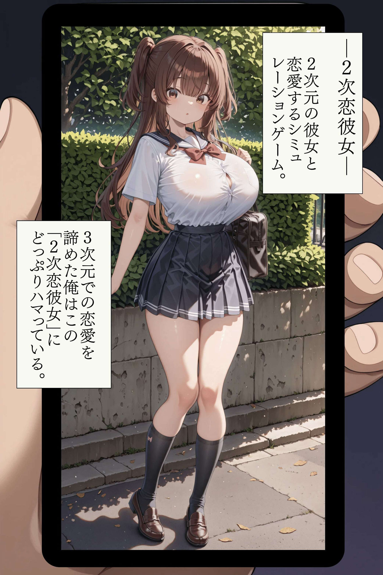 サンプル画像2:二次元に敗北するマゾ(そこらへんのマゾ) [d_627789]