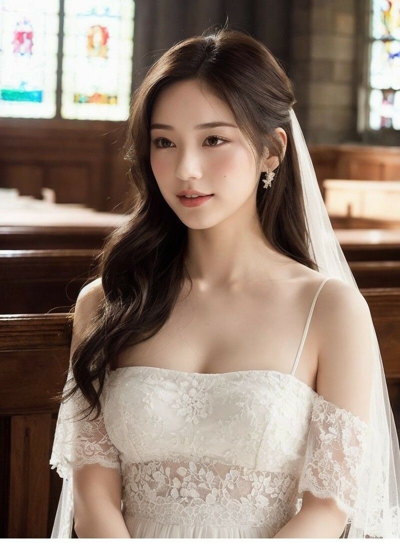 サンプル画像3:【美女名録】vol5.17  白い約束──その夜に永遠を誓う  200枚【AIグラビア写真集】(AI美女制作参謀本部4課) [d_628007]