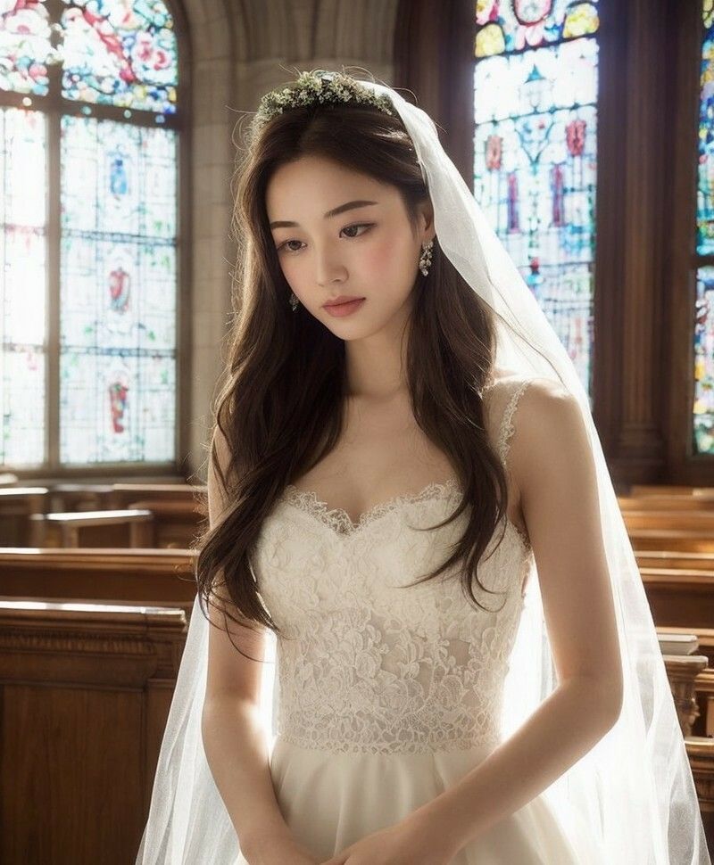 サンプル画像4:【美女名録】vol5.17  白い約束──その夜に永遠を誓う  200枚【AIグラビア写真集】(AI美女制作参謀本部4課) [d_628007]